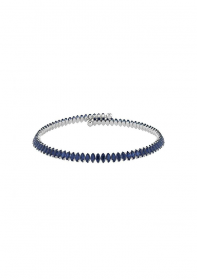 Marquise Choker Blue by Talita London on curated-crowd.com