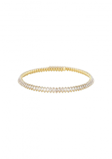 Marquise Choker Gold by Talita London on curated-crowd.com