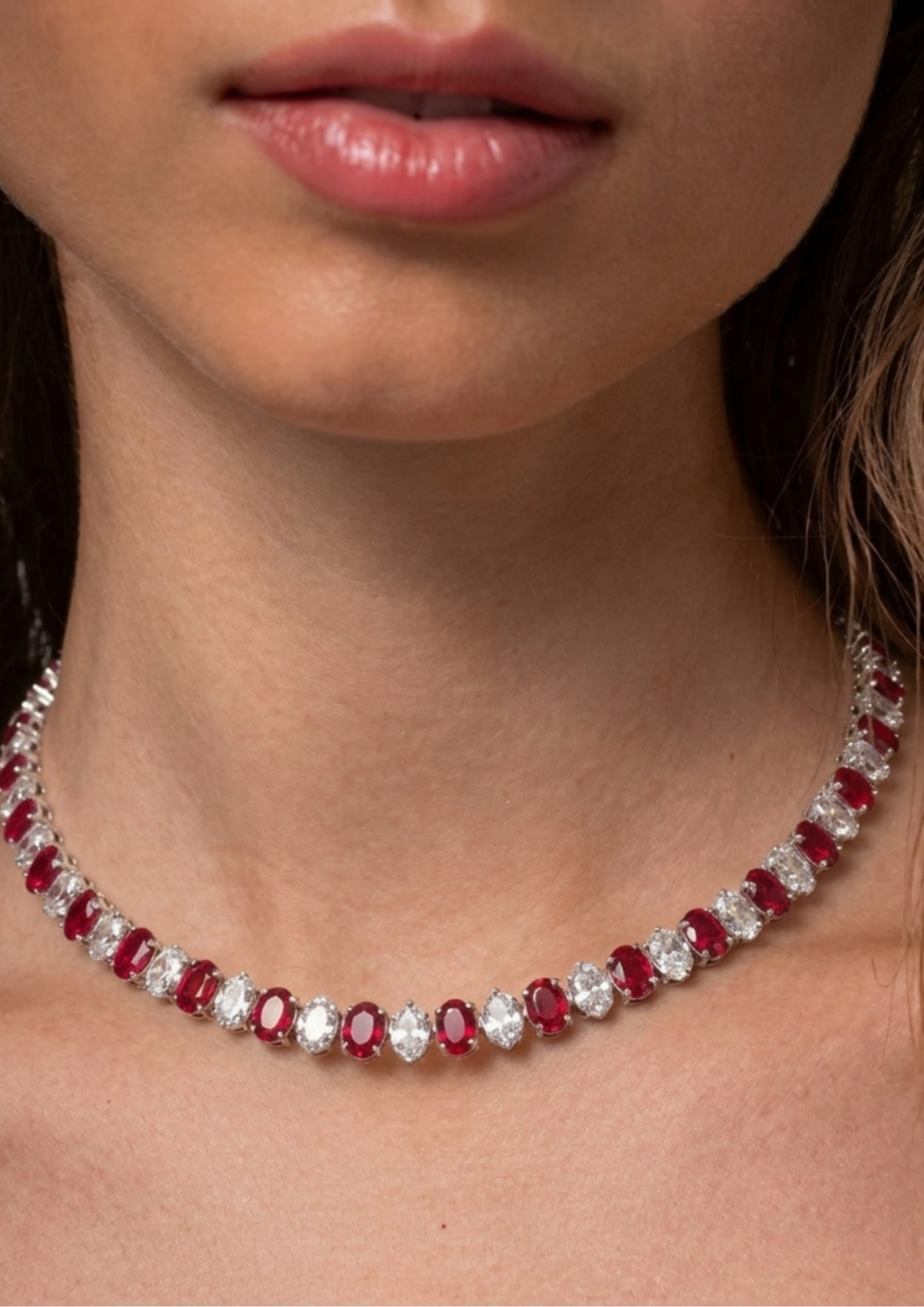 Iconic Choker Ruby by Talita London on curated-crowd.com