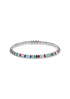 Marquise Choker Silver Rainbow by Talita London on curated-crowd.com