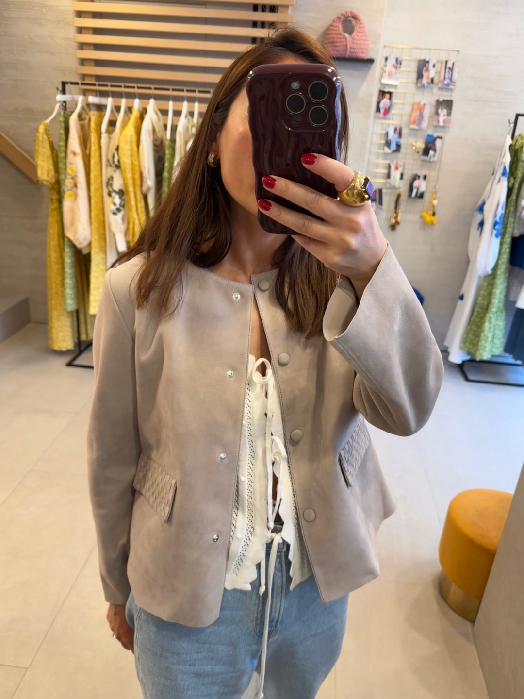 Canto Suede Jacket by Curated Crowd Collective on curated-crowd.com