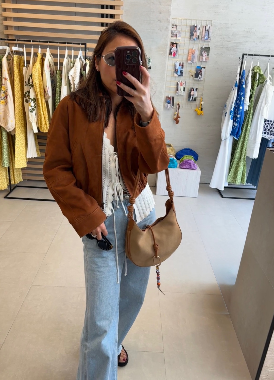 Alba Suede Jacket by Curated Crowd Collective on curated-crowd.com