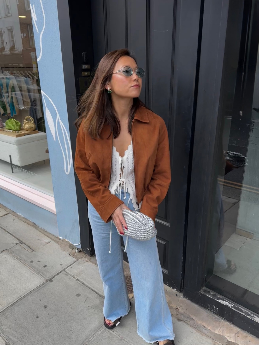 Alba Suede Jacket by Curated Crowd Collective on curated-crowd.com