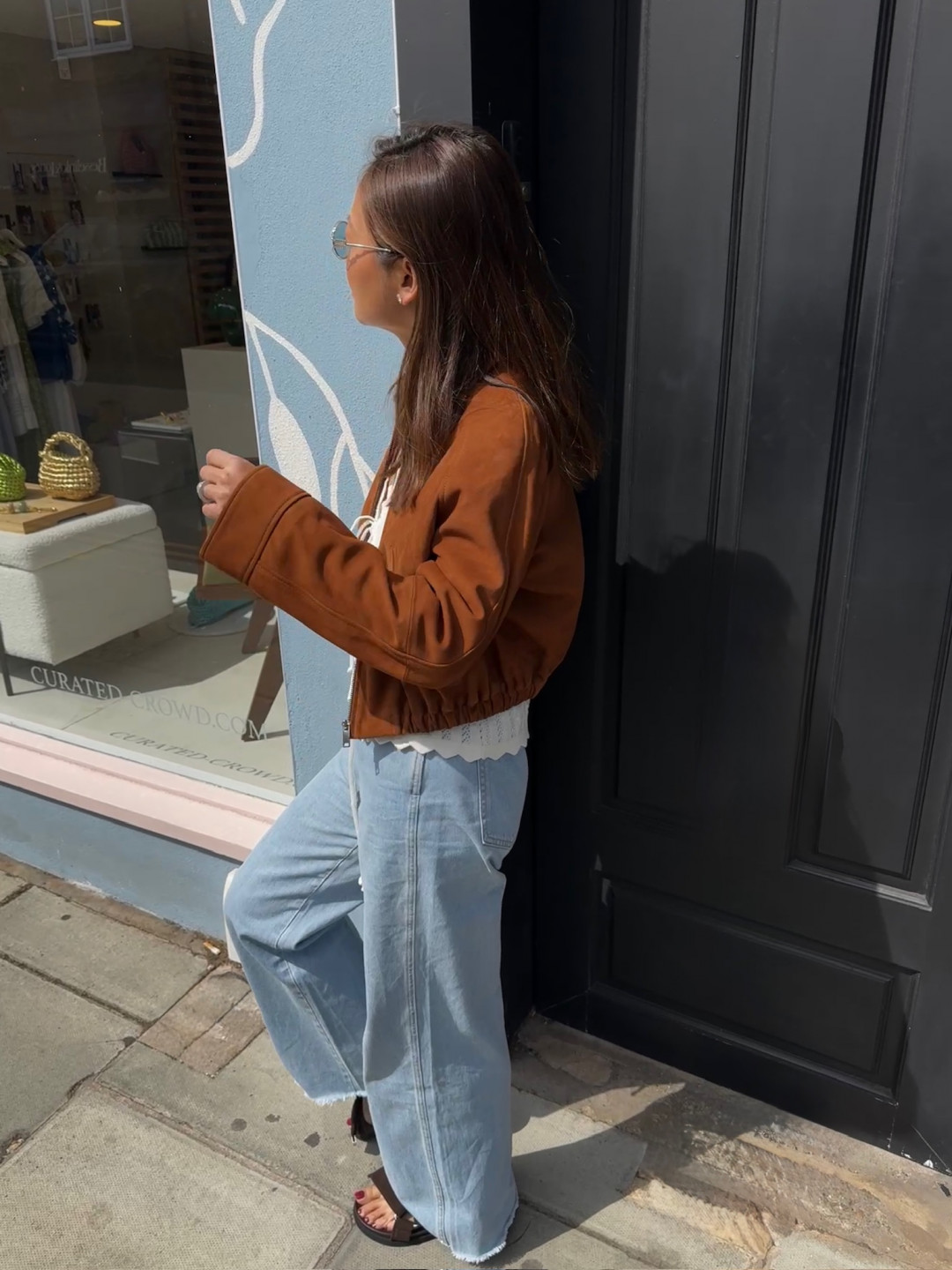Alba Suede Jacket by Curated Crowd Collective on curated-crowd.com