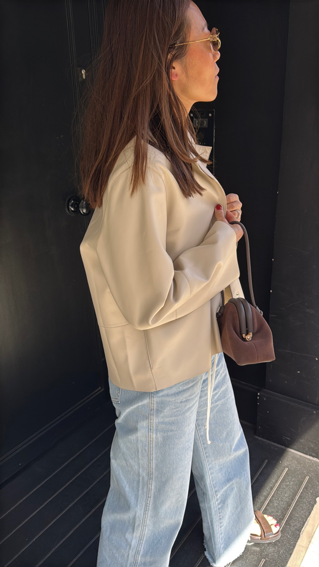 Ralia Leather Jacket by Curated Crowd Collective on curated-crowd.com