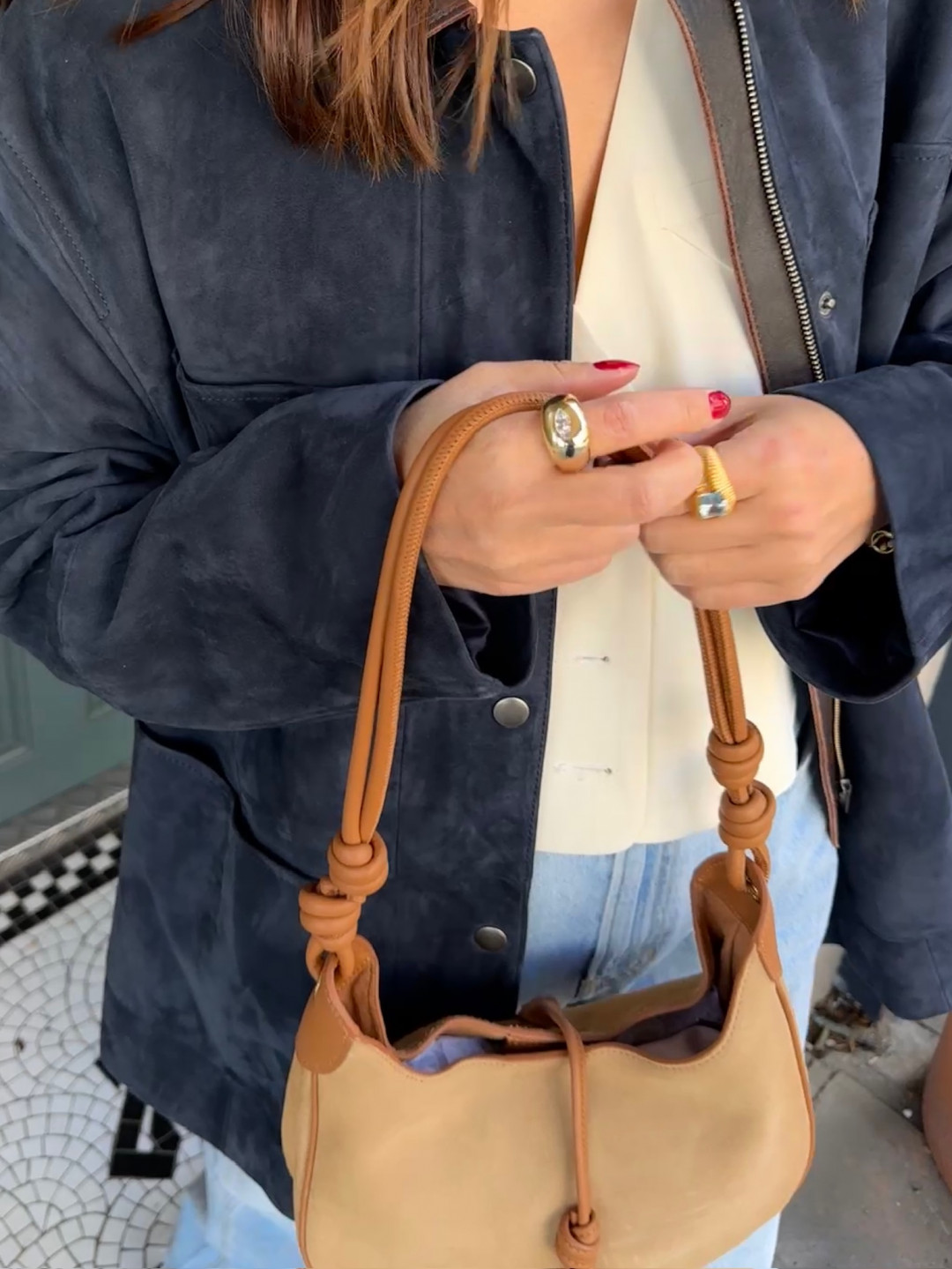 Lucie White Ring by Studio Liberté on curated-crowd.com