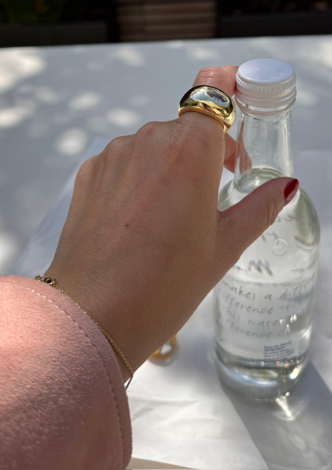 Lucie White Ring by Studio Liberté on curated-crowd.com