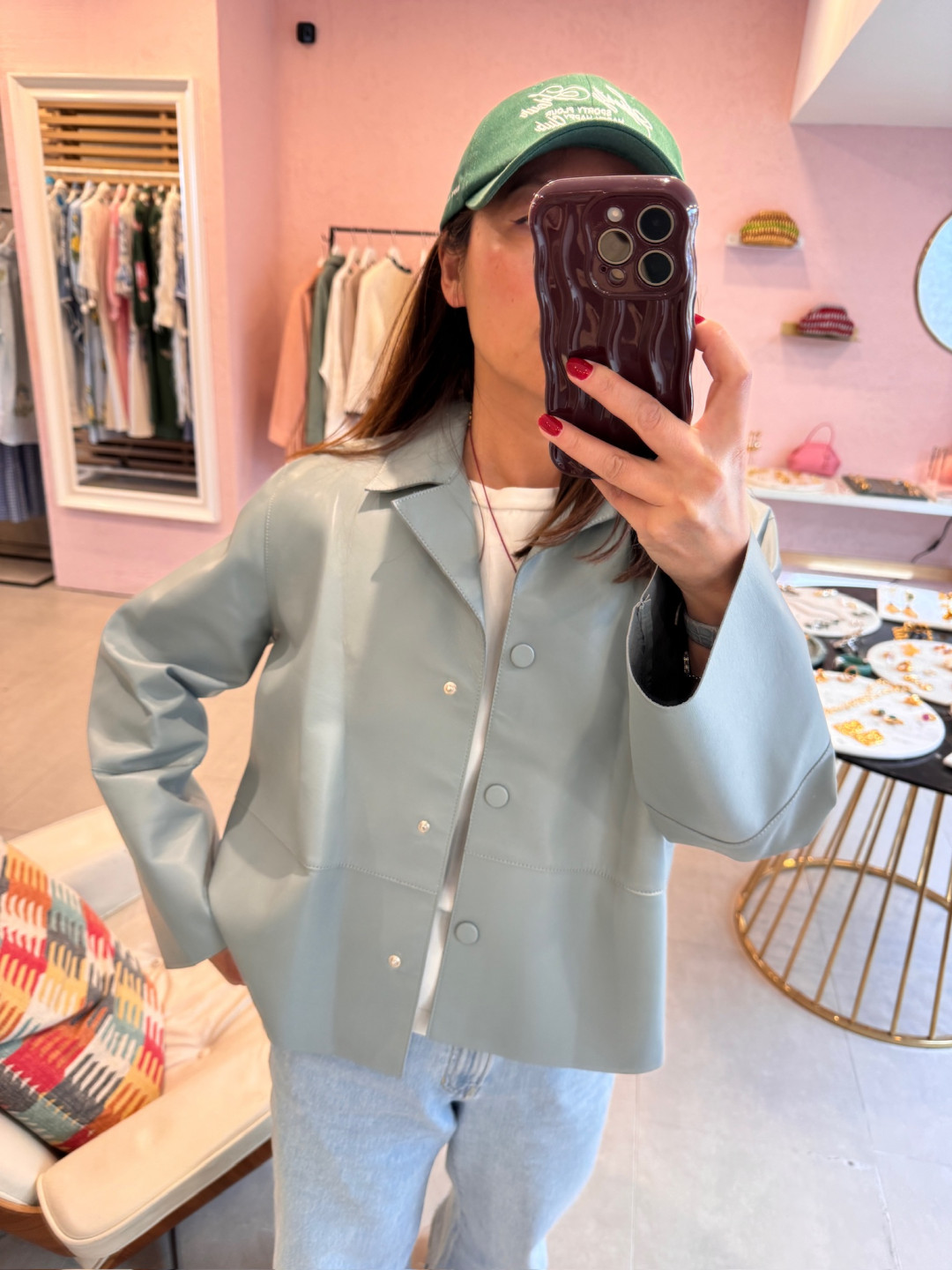 Ralia Leather Jacket by Curated Crowd Collective on curated-crowd.com