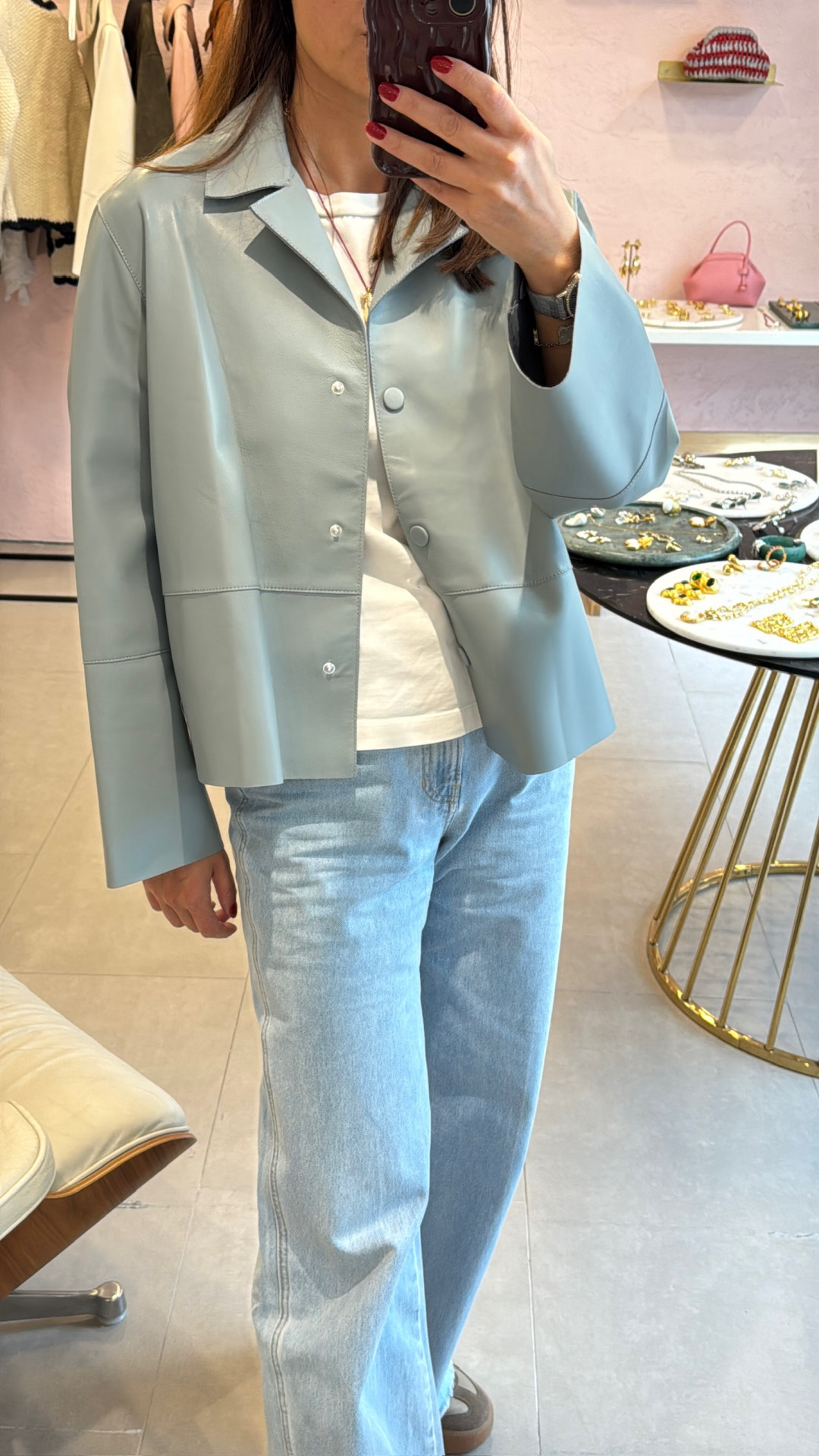 Ralia Leather Jacket by Curated Crowd Collective on curated-crowd.com