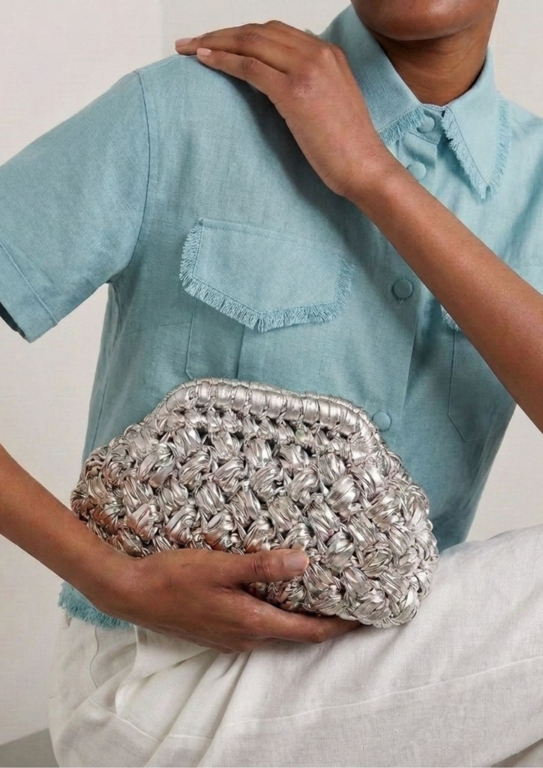 New Mini Glow Weave Silver by DEINO'S on curated-crowd.com
