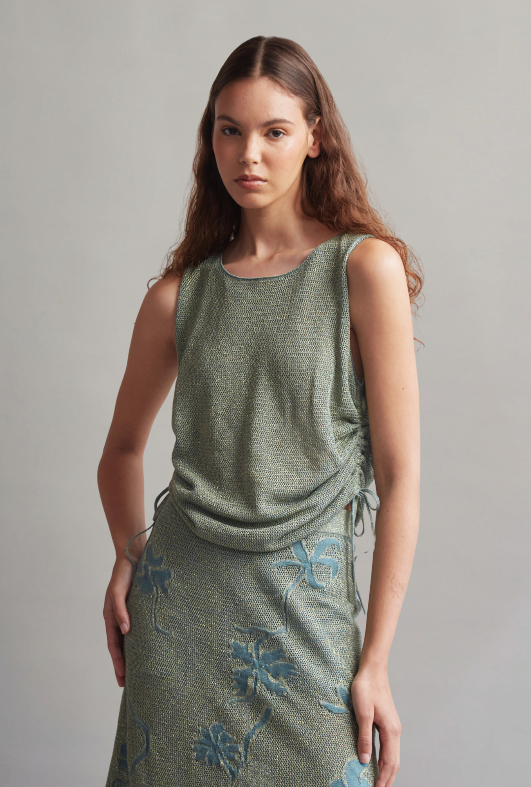 Karen Shell Soft Blue by Fringe Mod on curated-crowd.com