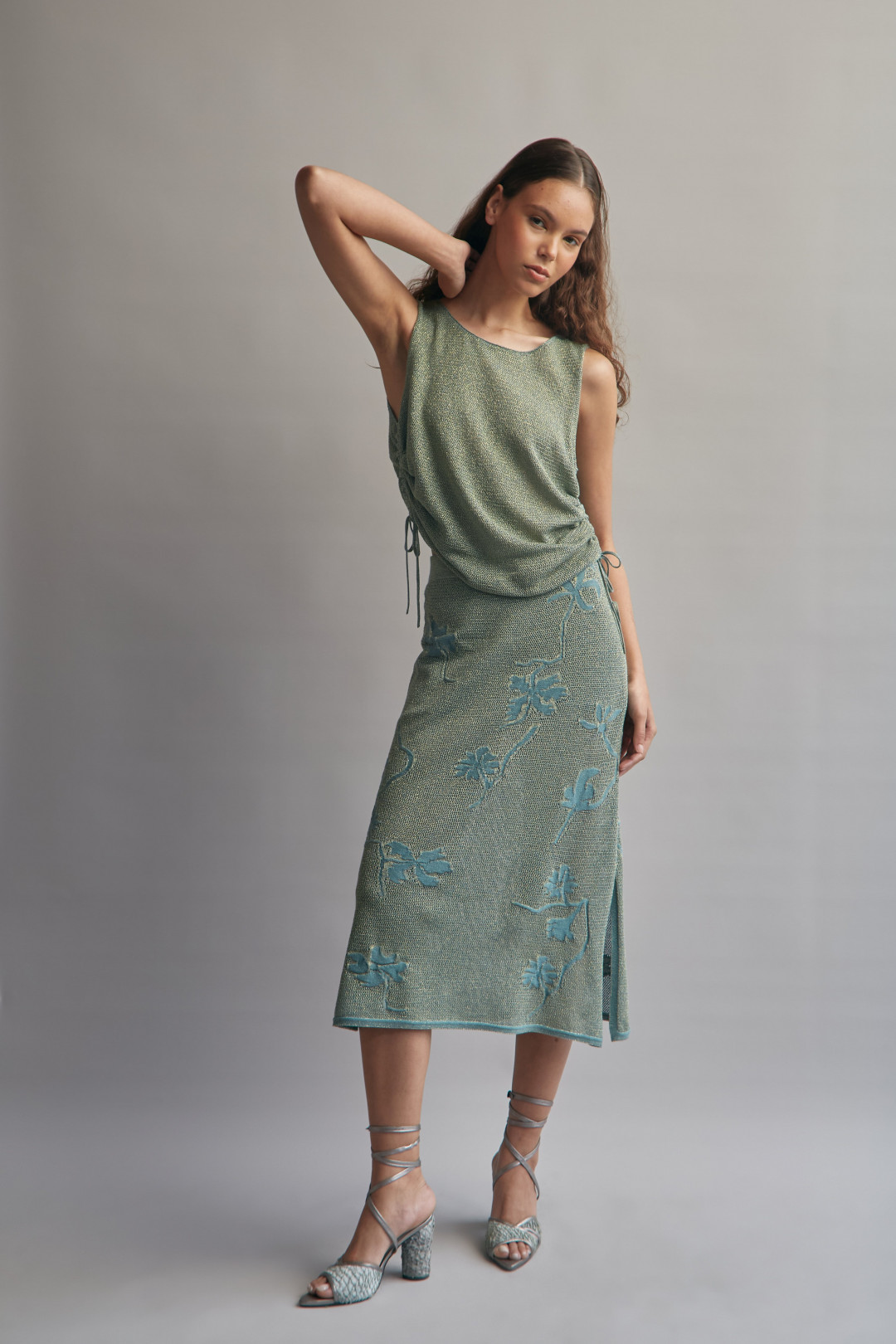 Karen Shell Soft Blue by Fringe Mod on curated-crowd.com