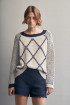 Marga Shorts Navy by Fringe Mod on curated-crowd.com