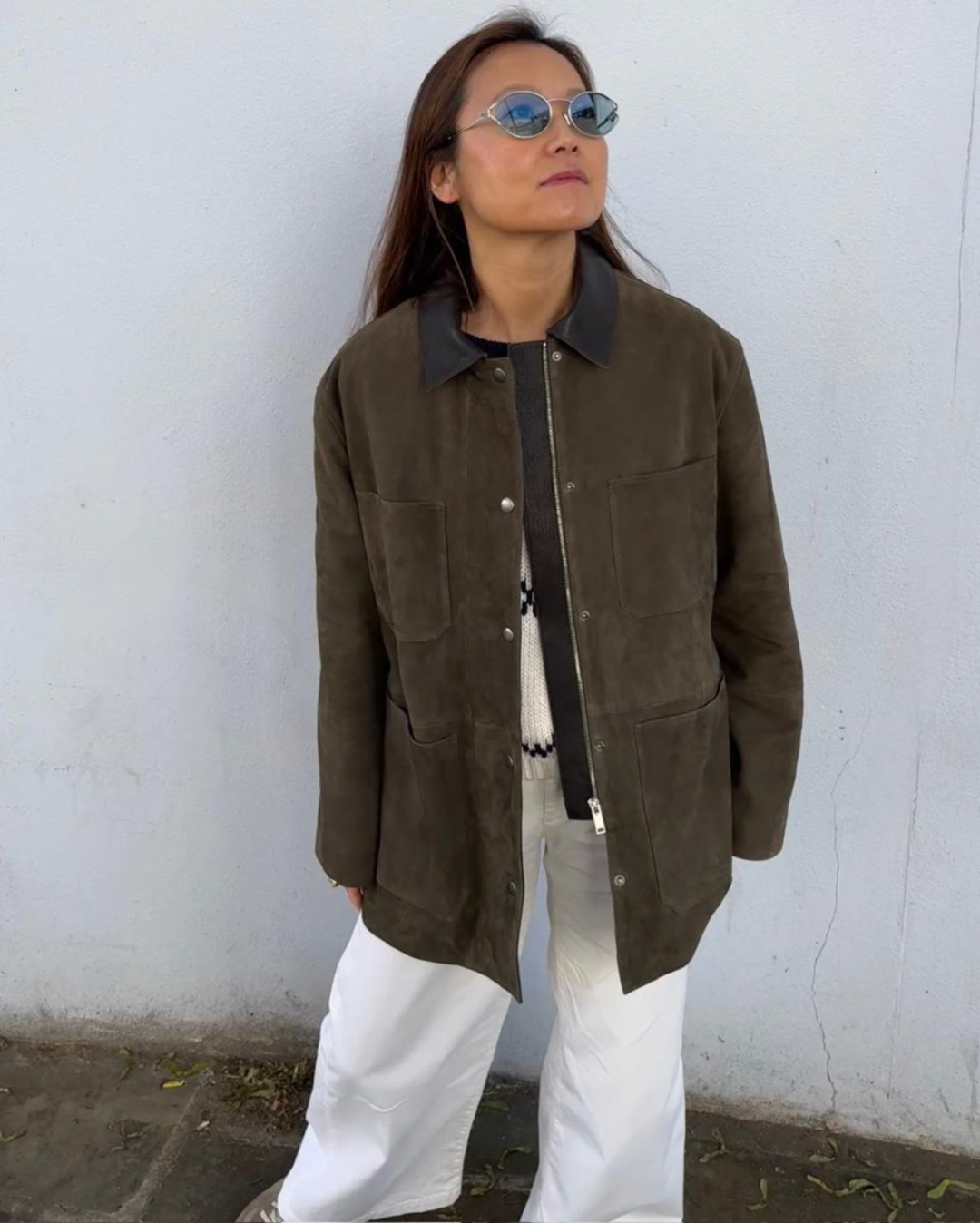 Auvette Suede Jacket by Curated Crowd Collective on curated-crowd.com