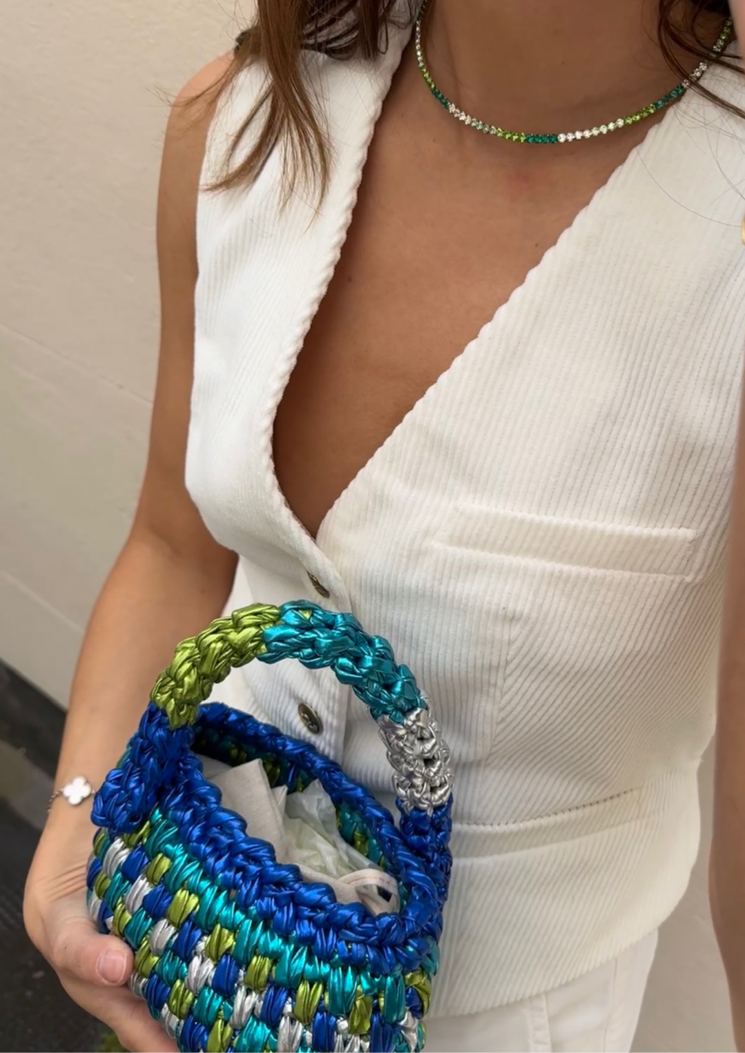 New Mimosa Blue/Green/Silver by DEINO'S on curated-crowd.com