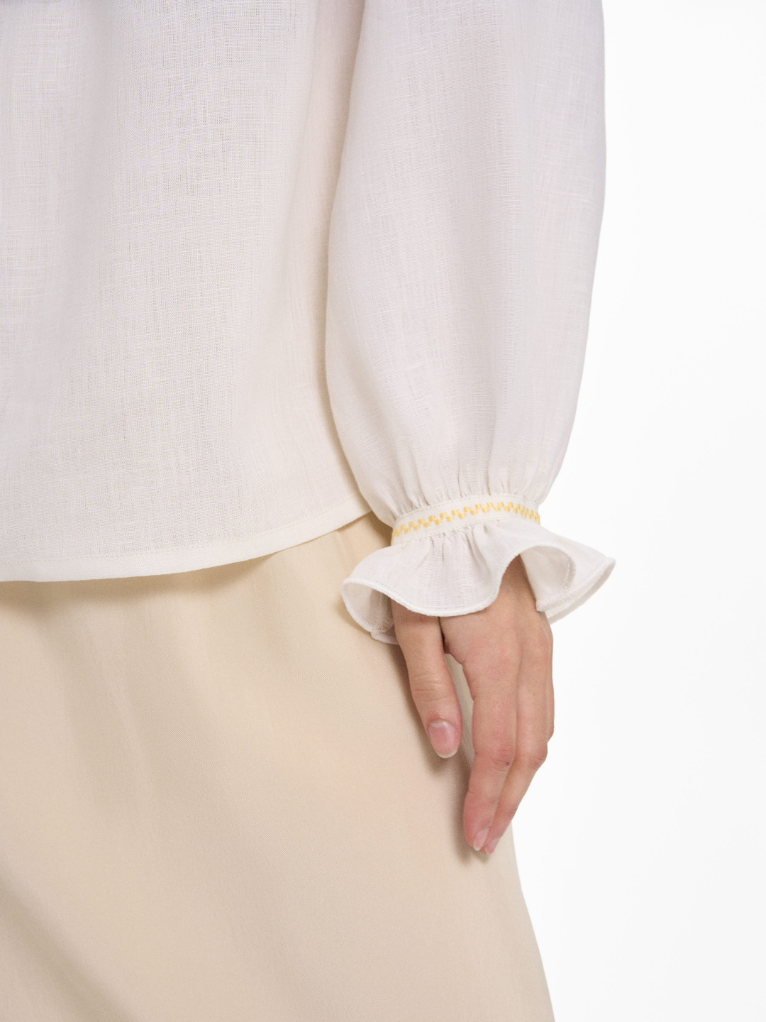 “Liubystok” Square-Neck Shirt by Etnodim on curated-crowd.com