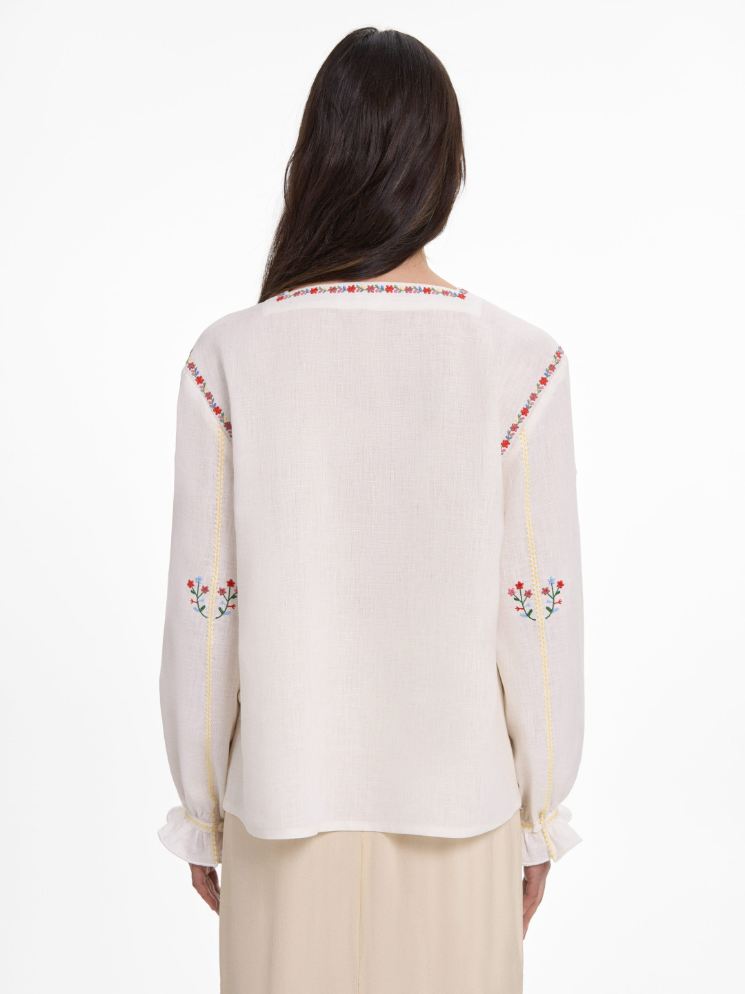 “Liubystok” Square-Neck Shirt by Etnodim on curated-crowd.com