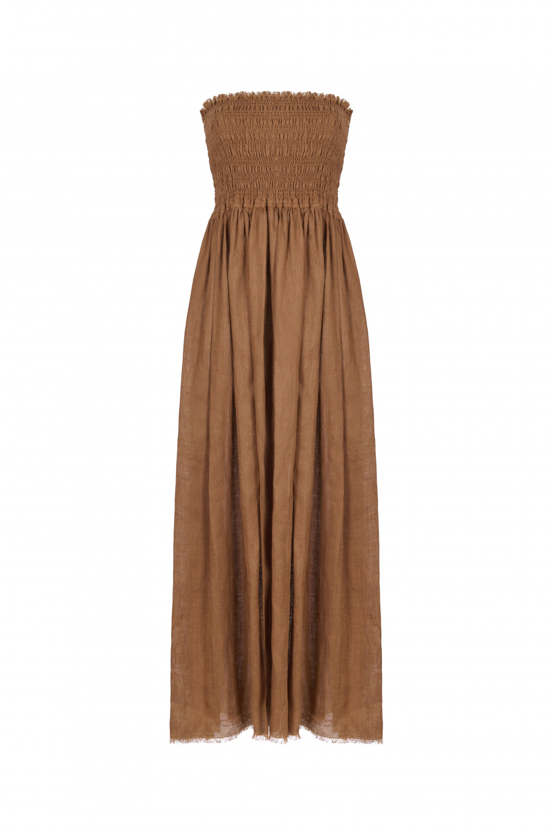 Strapless Midi Dress by Atelier Handmade on curated-crowd.com