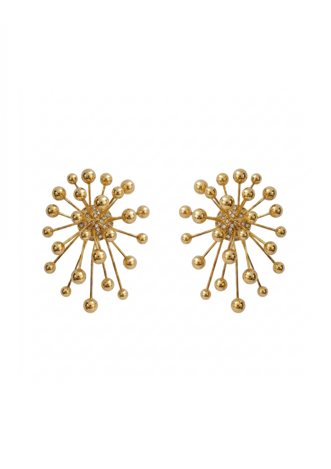 Dahlia Gold Earrings by Jessica K on curated-crowd.com