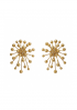 Dahlia Gold Earrings by Jessica K on curated-crowd.com