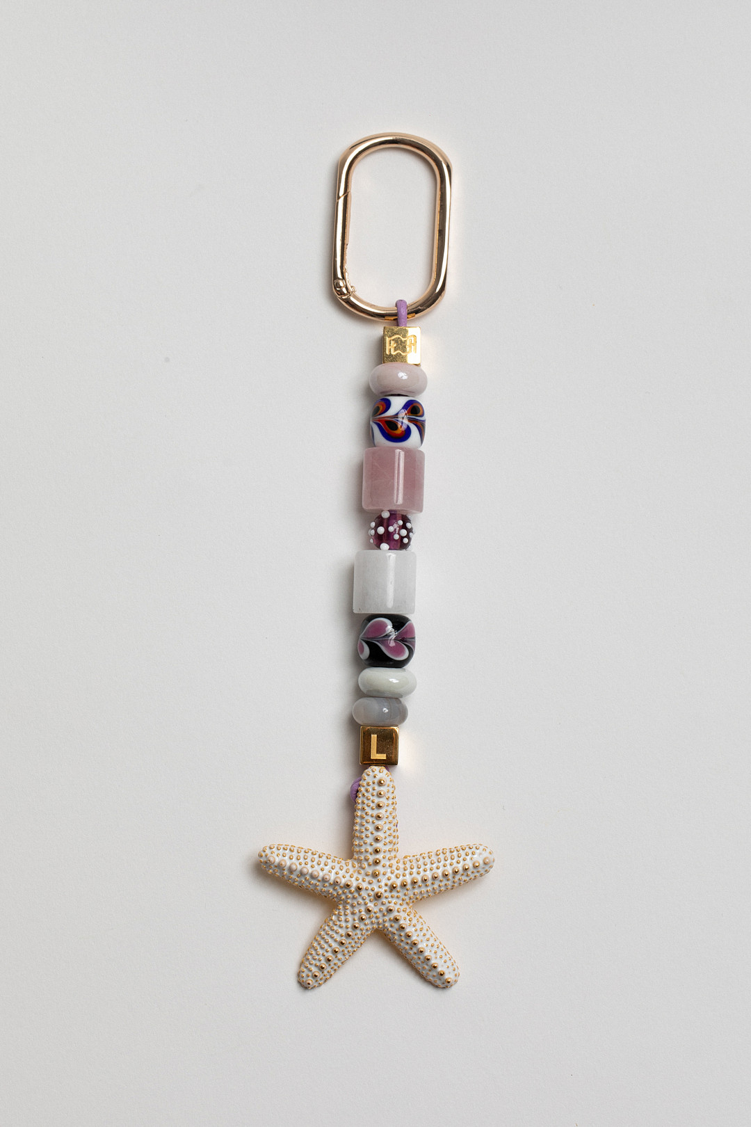 Bag Charm T5 White Starfish by Folklore on curated-crowd.com