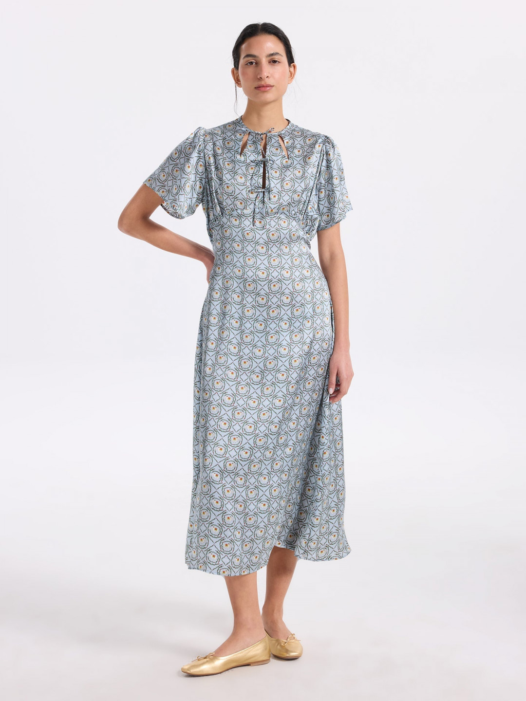 Ramya Silk Dress by Faraway on curated-crowd.com