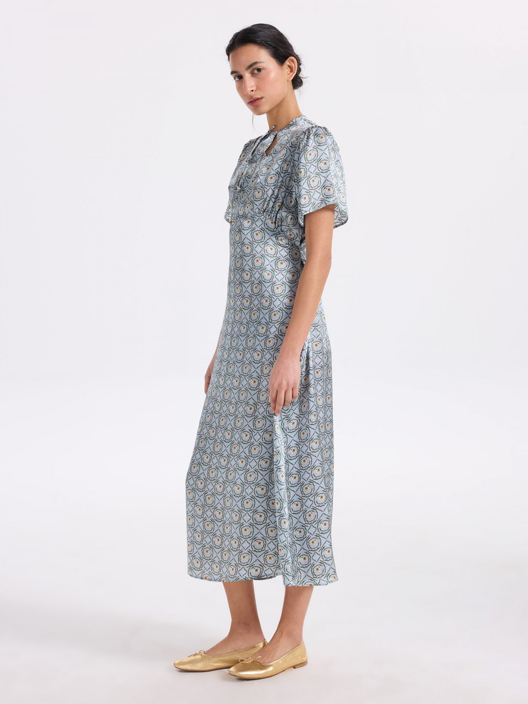 Ramya Silk Dress by Faraway on curated-crowd.com