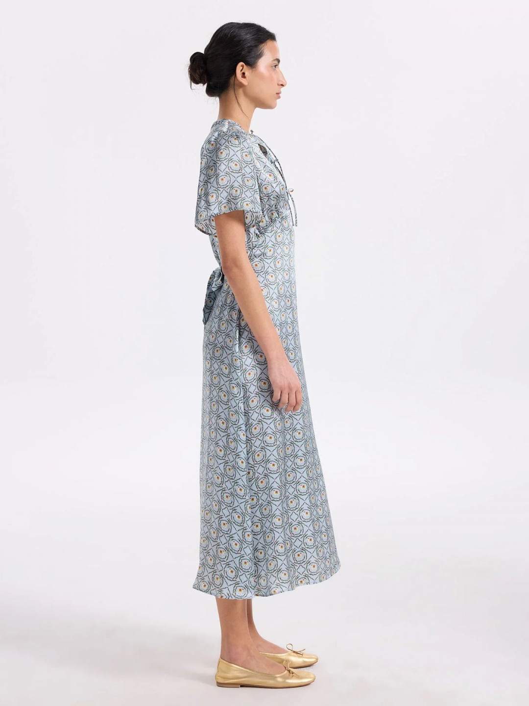 Ramya Silk Dress by Faraway on curated-crowd.com