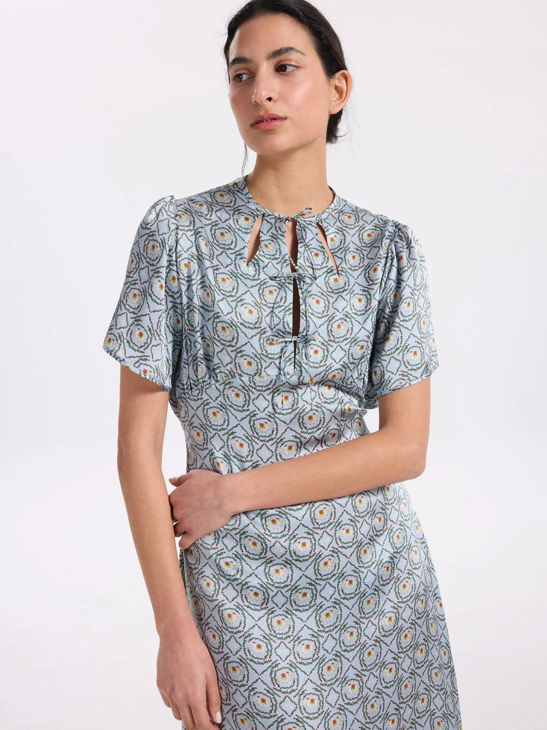 Ramya Silk Dress by Faraway on curated-crowd.com