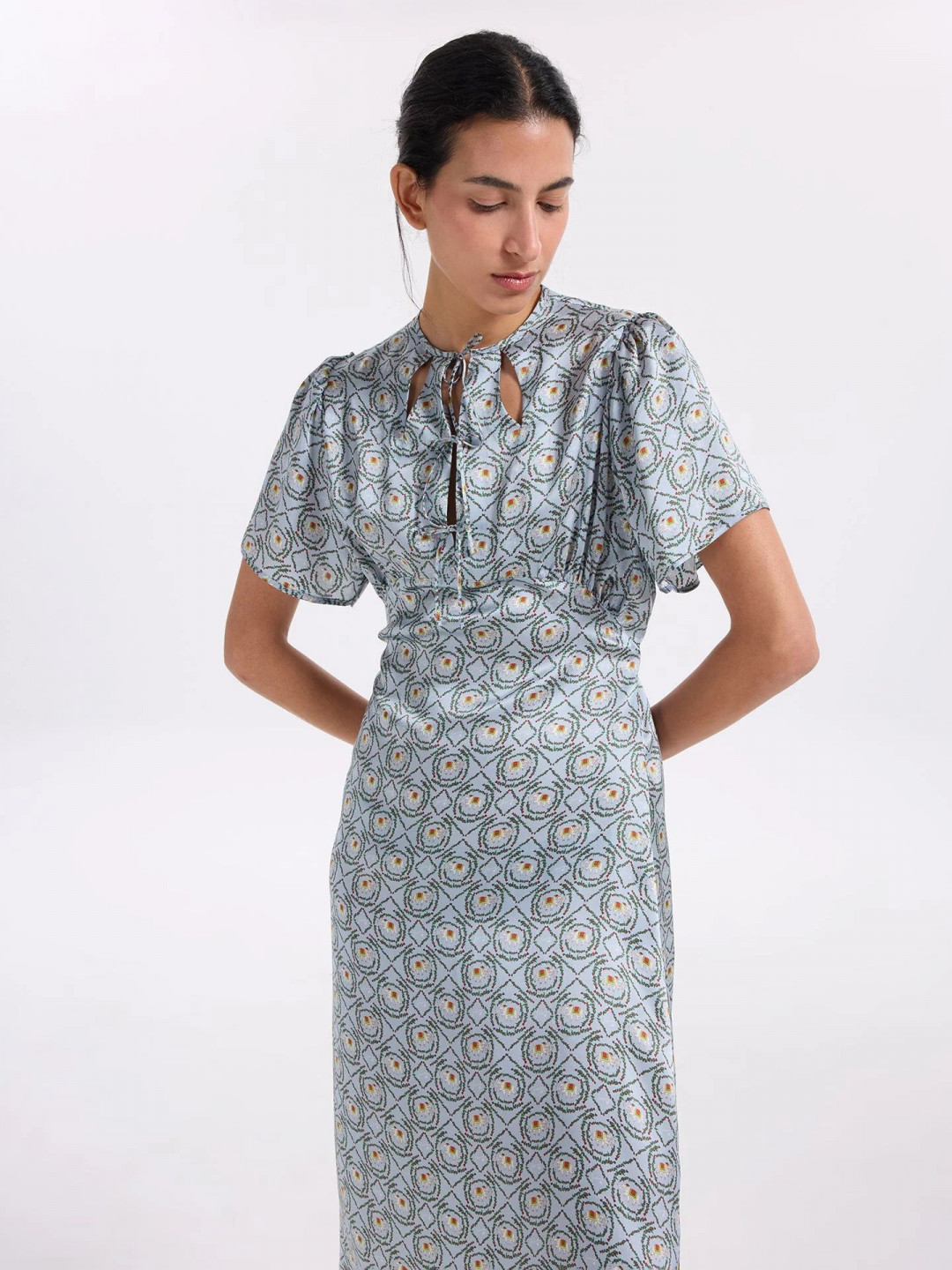Ramya Silk Dress by Faraway on curated-crowd.com