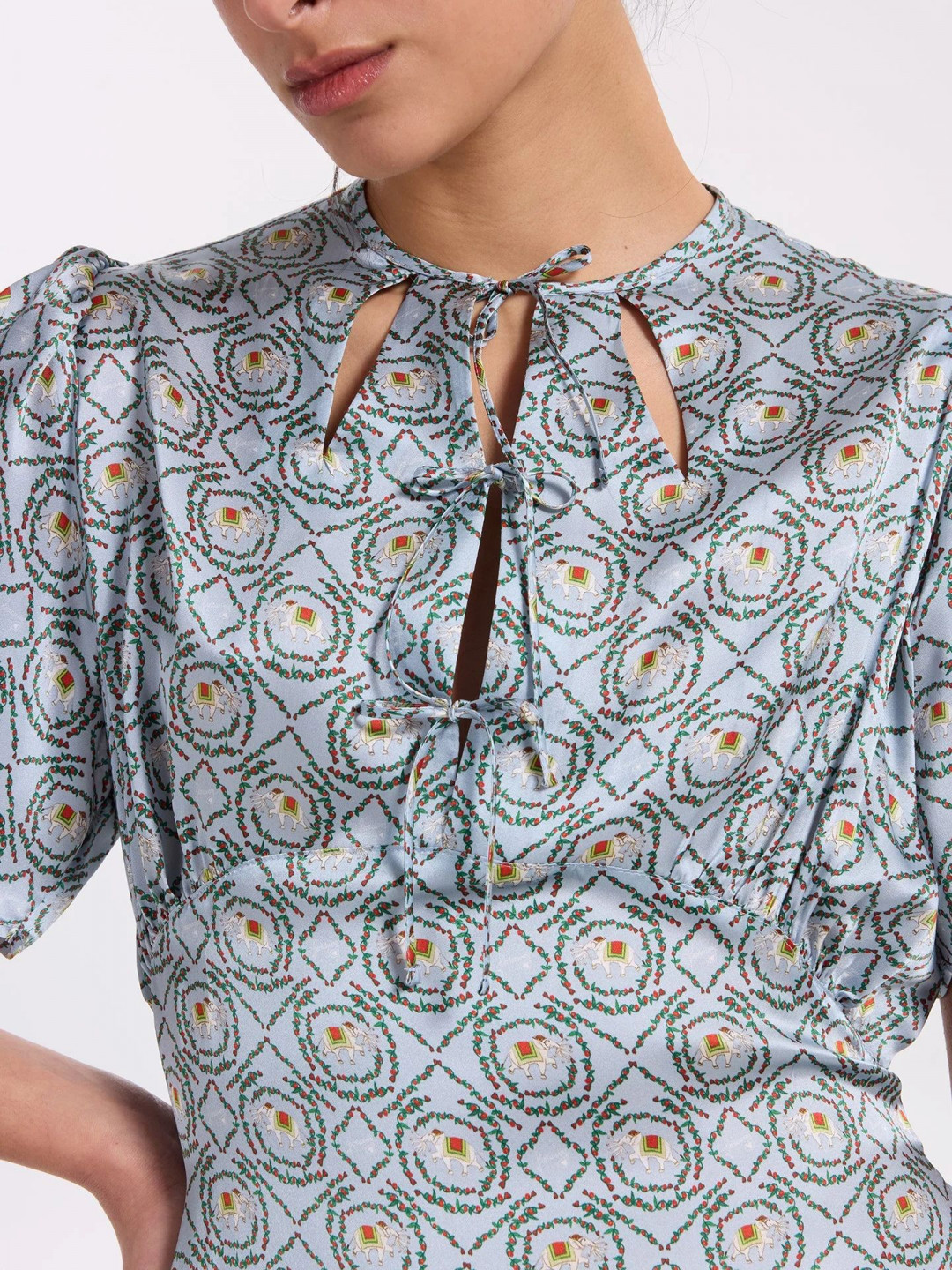 Ramya Silk Dress by Faraway on curated-crowd.com