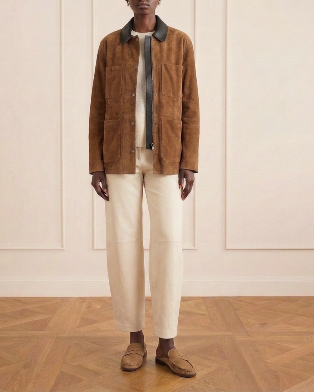 Auvette Suede Jacket by Curated Crowd Collective on curated-crowd.com
