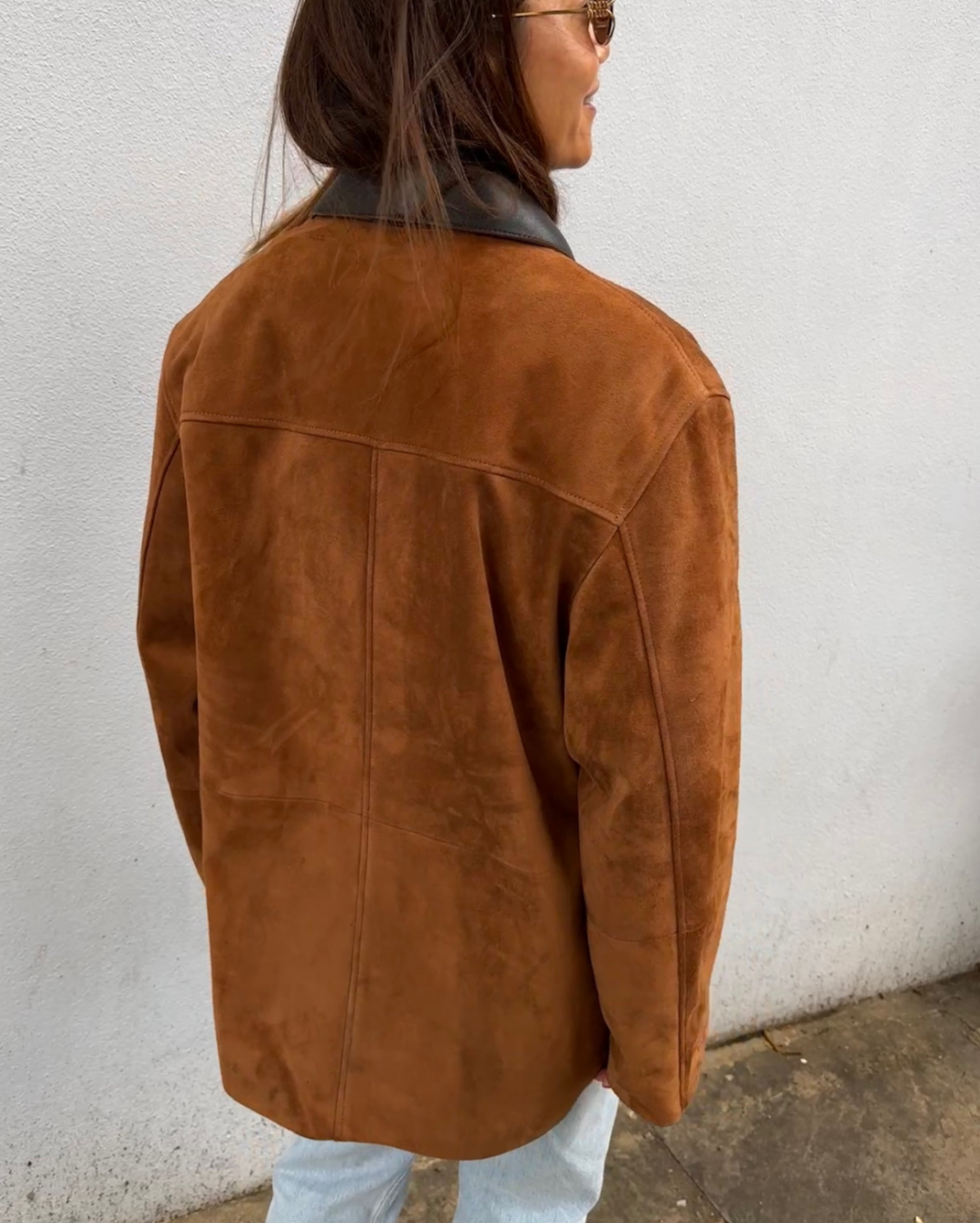 Auvette Suede Jacket by Curated Crowd Collective on curated-crowd.com