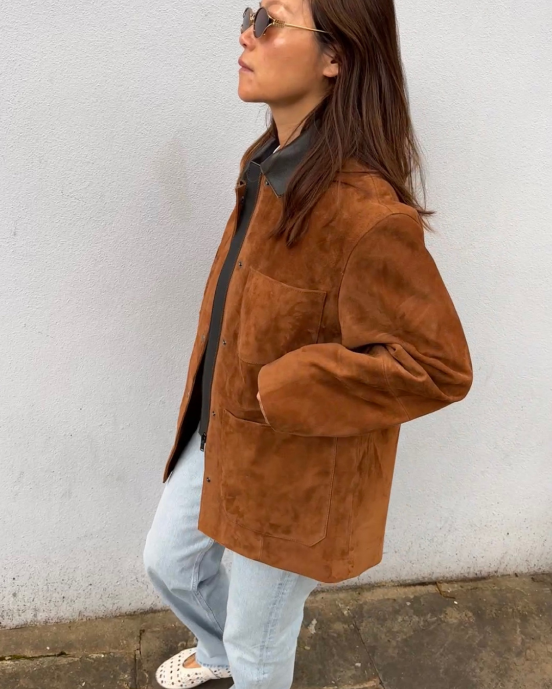 Auvette Suede Jacket by Curated Crowd Collective on curated-crowd.com