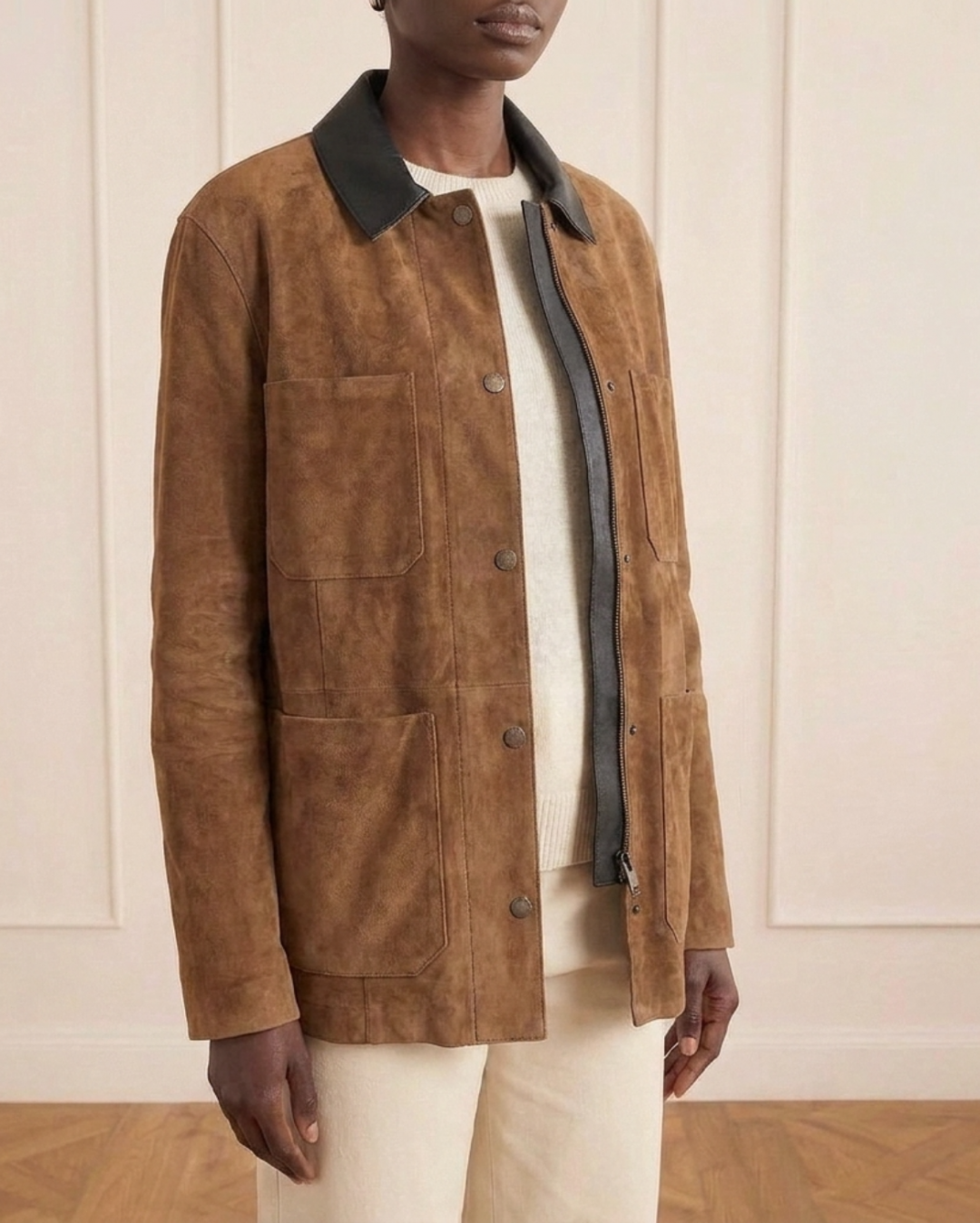 Auvette Suede Jacket by Curated Crowd Collective on curated-crowd.com