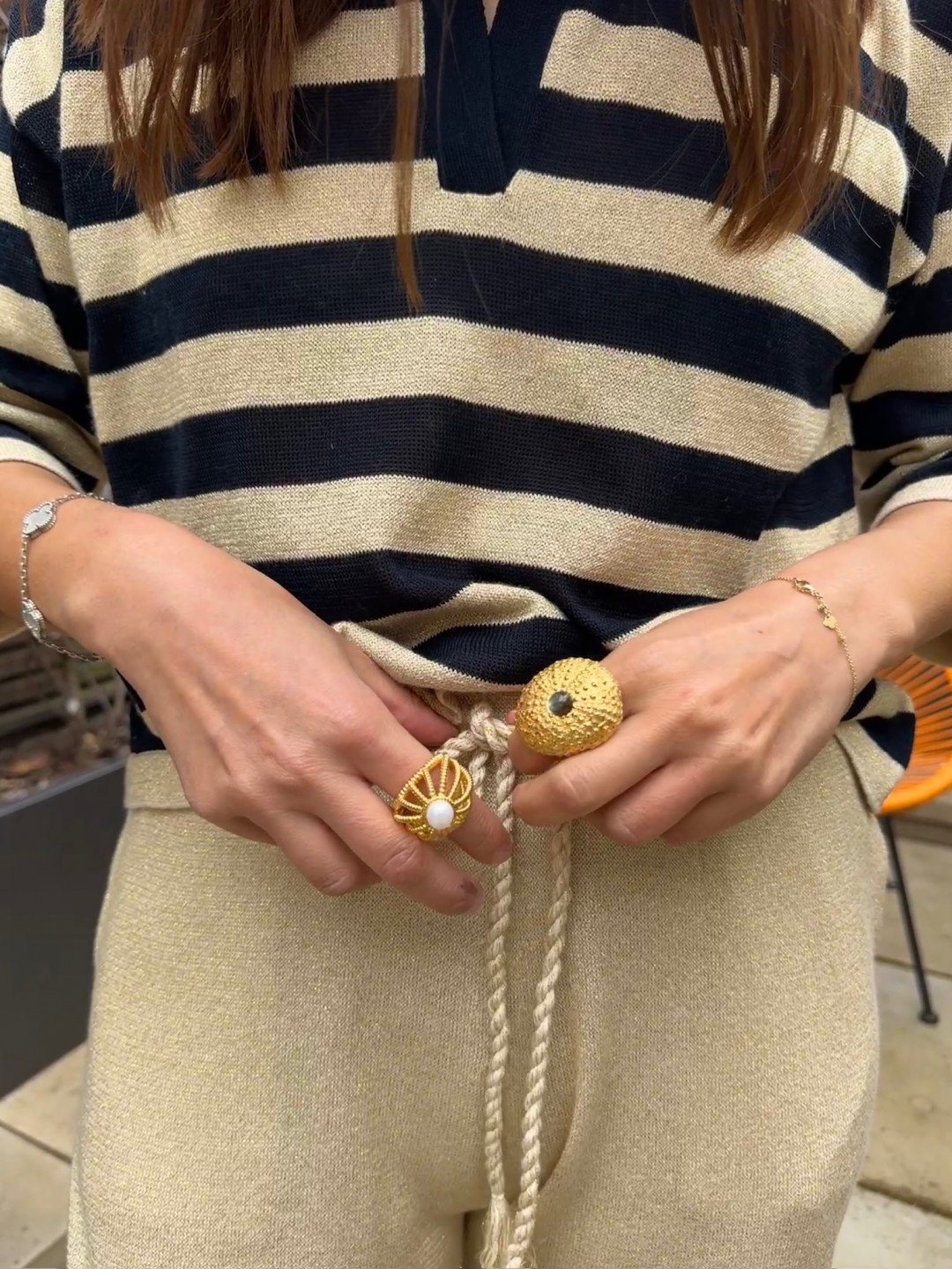 Pearl Set Princess Ring by Tay Jewellery on curated-crowd.com