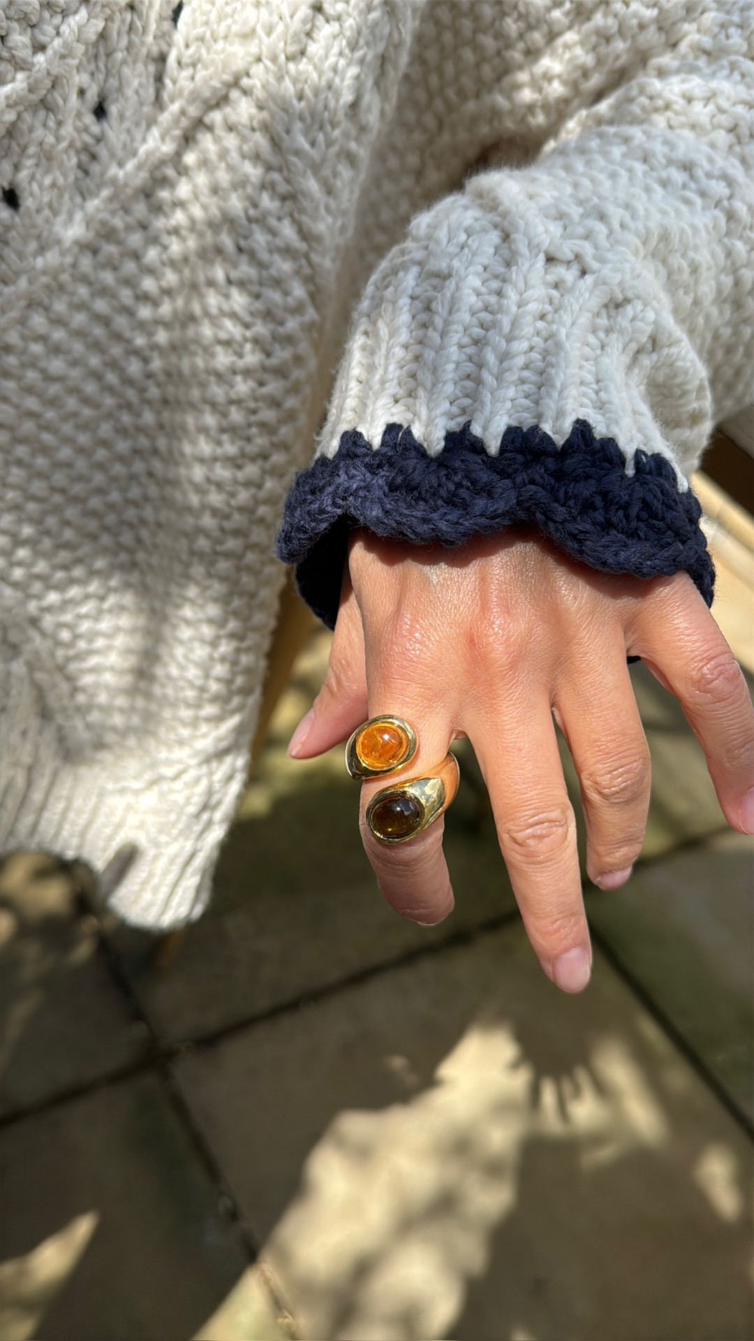 Tourmaline and Citrine Set Athena Ring by Tay Jewellery on curated-crowd.com