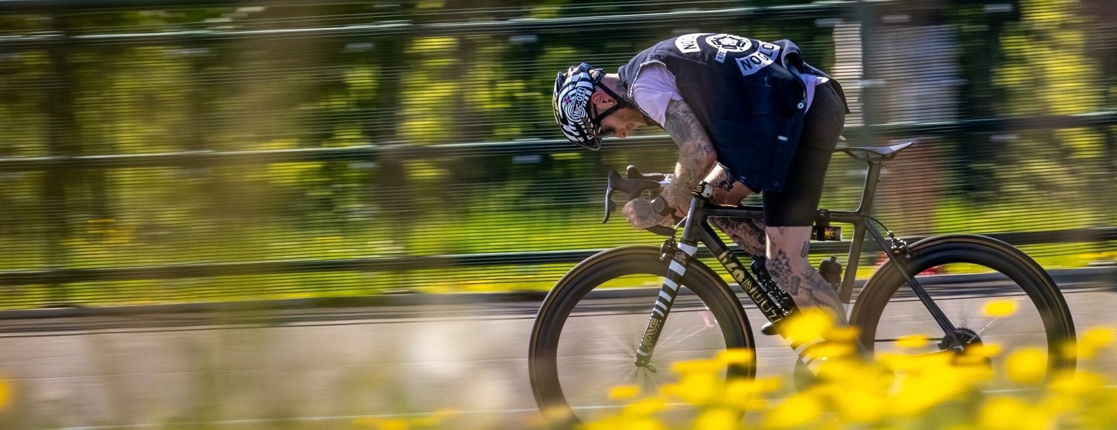 cyclist on road