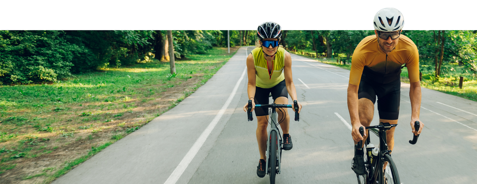 cyclists on road covered by bicycle insurance