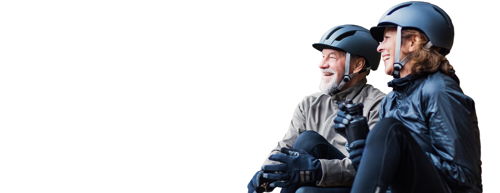 couple with bike