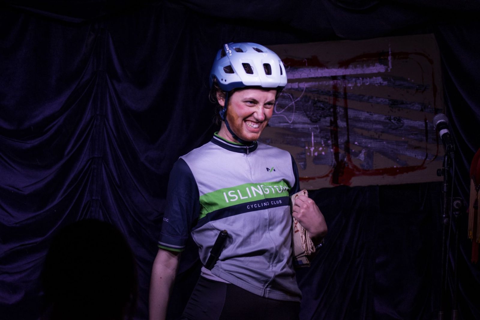 Kathy Maniura: The Cycling Man comedy review – A Lycra fun