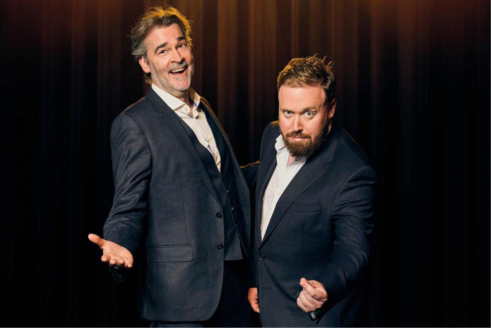 Adam Riches on his show with John Kearns: 'We shared key moments in the guises of Michael Ball and Alfie Boe'