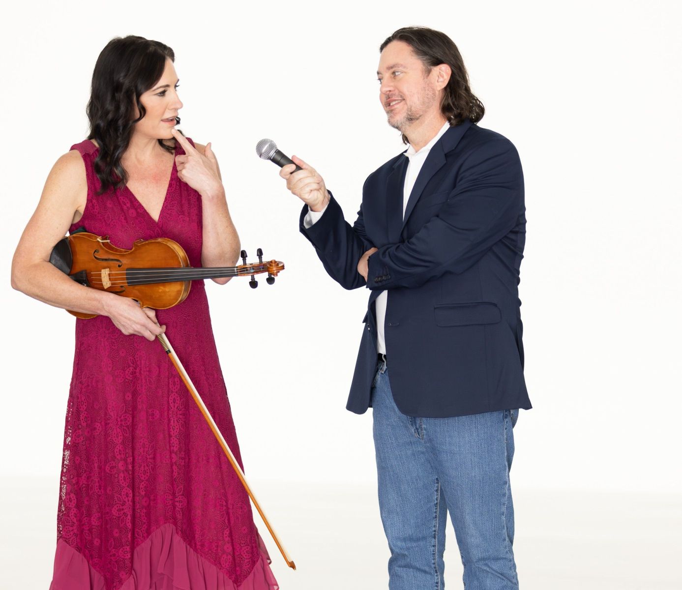 Andrew And Carrie: A Night Of Comedy, Violins And Violence comedy review – Apologetic stand-up