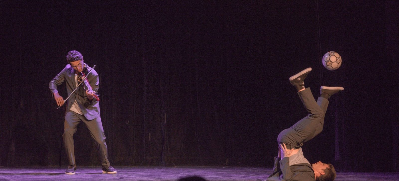 Up: Violin Vs Football dance review – Playful joy