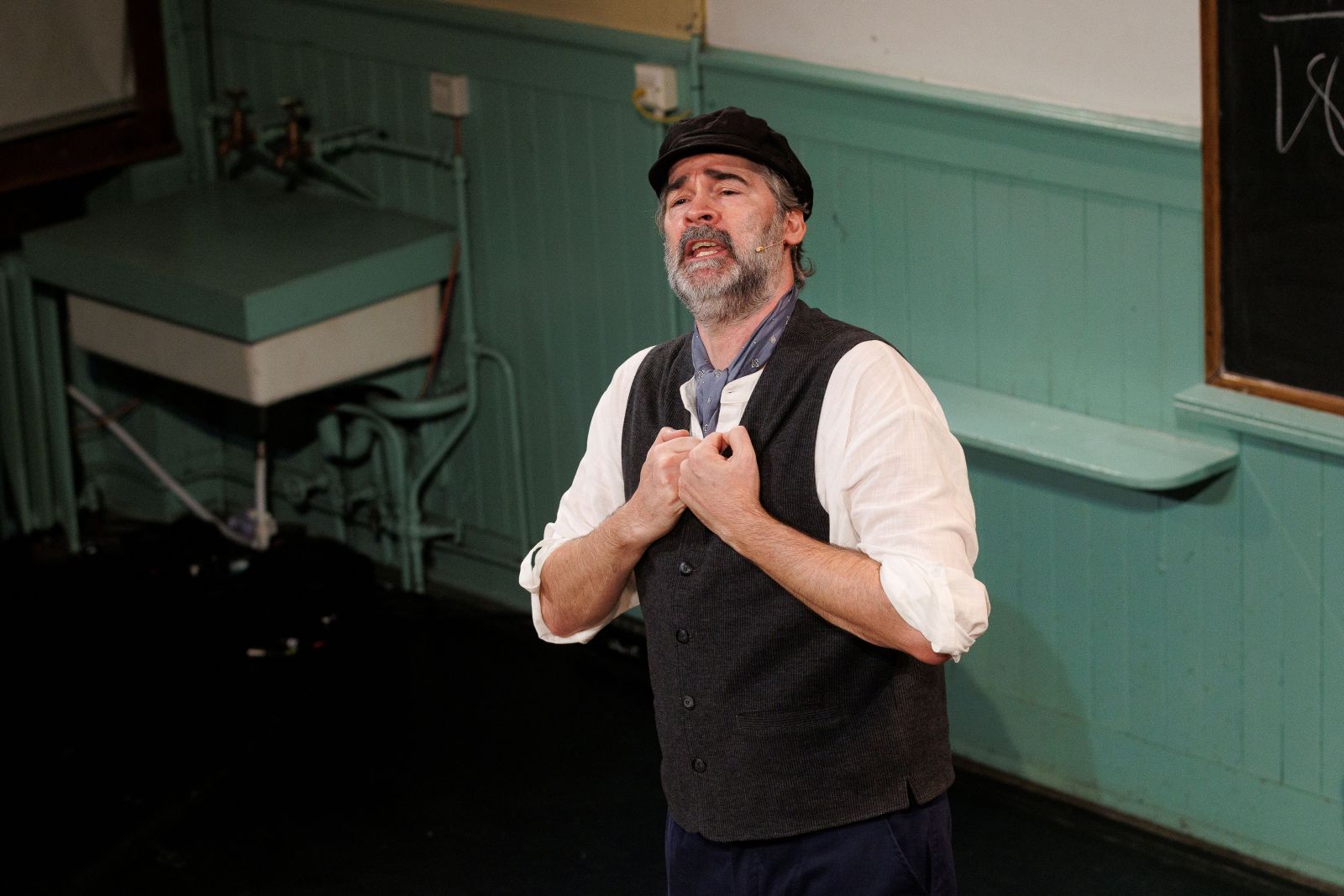 Adam Riches: The Captain theatre review – Swimming against the tide