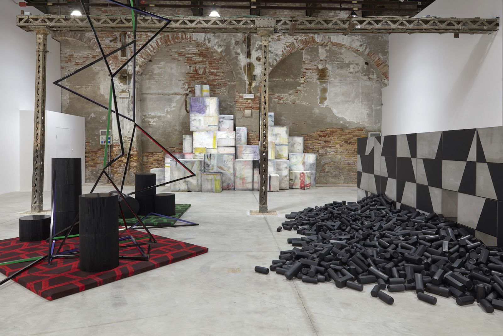 Eva Rothschild: The Void Presses The Wall art review – Transformative tactile twists