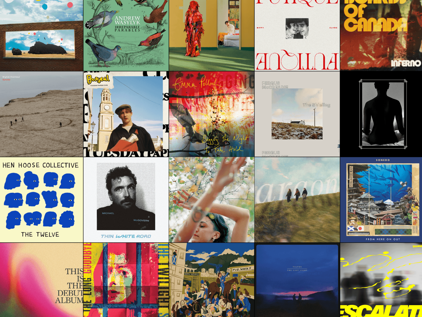 Longlist announced for Scottish Album Of The Year Award 2026