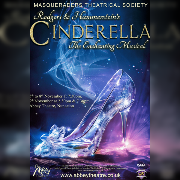 Masqueraders present Rodgers & Hammerstein's Cinderella the Musical
