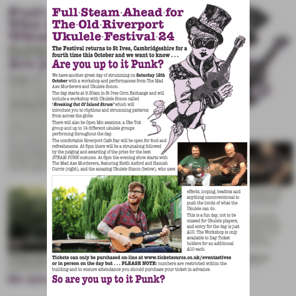 The Old Riverport Ukulele Festival 2024 - Breaking Out Of Island Strum - Ukulele Simon