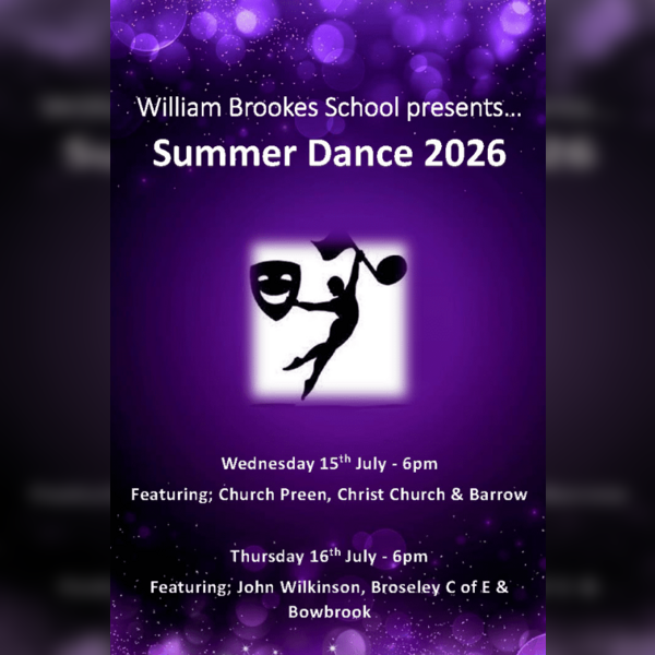 William Brookes School presents Summer Dance 2026 - Wednesday performance
